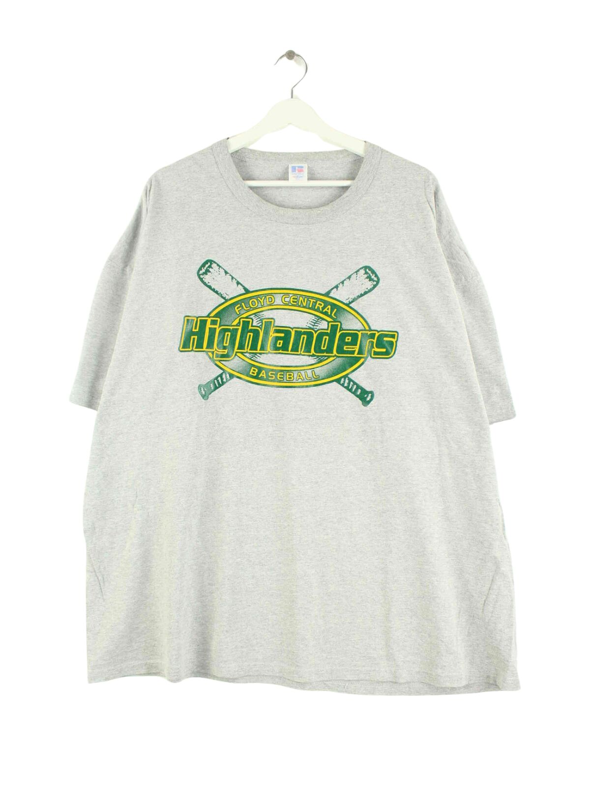 Russell Athletic Highlanders Print T-Shirt Grau XXL (front image)