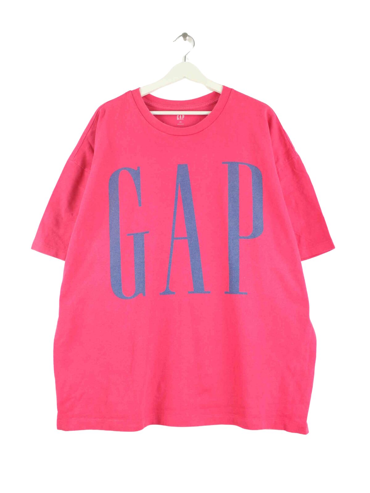 GAP Logo Print Heavy T-Shirt Pink XXL (front image)