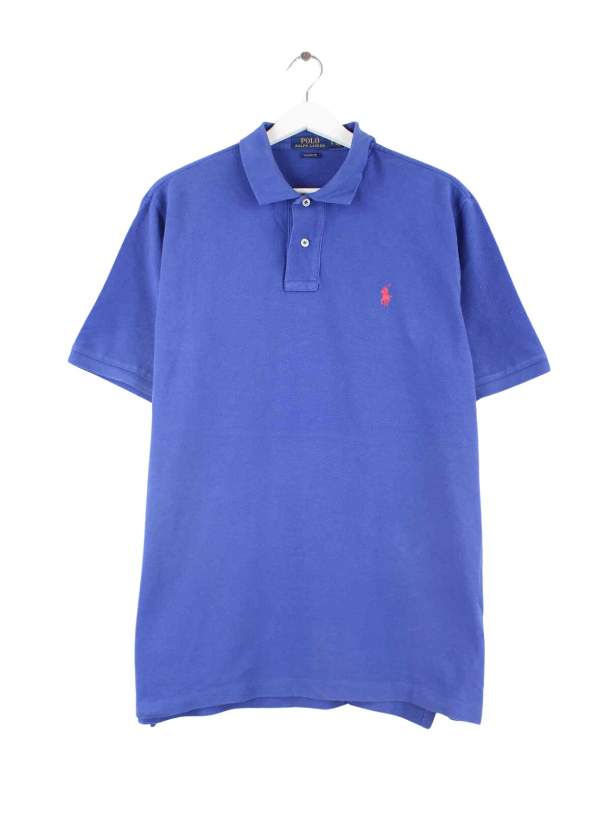 Ralph Lauren Classic Fit Polo Blau L (front image)