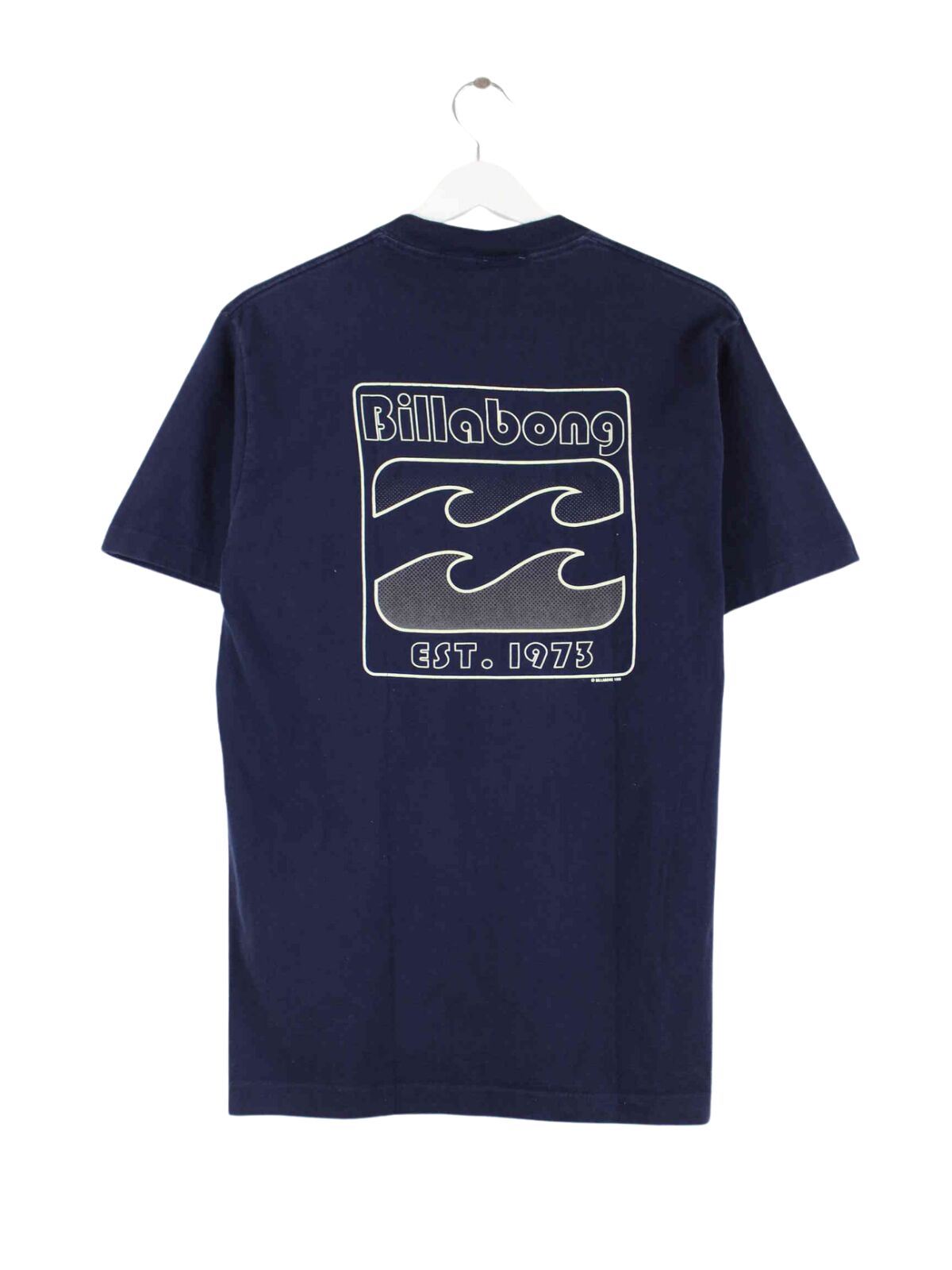 Billabong 1996 Vintage Print Single Stitch T-Shirt Blau S (back image)