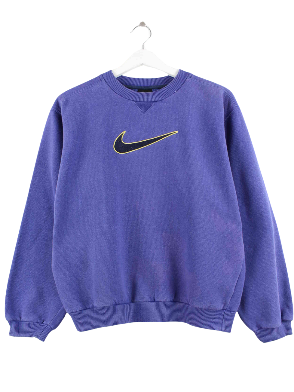 purple nike swoosh sweatshirt