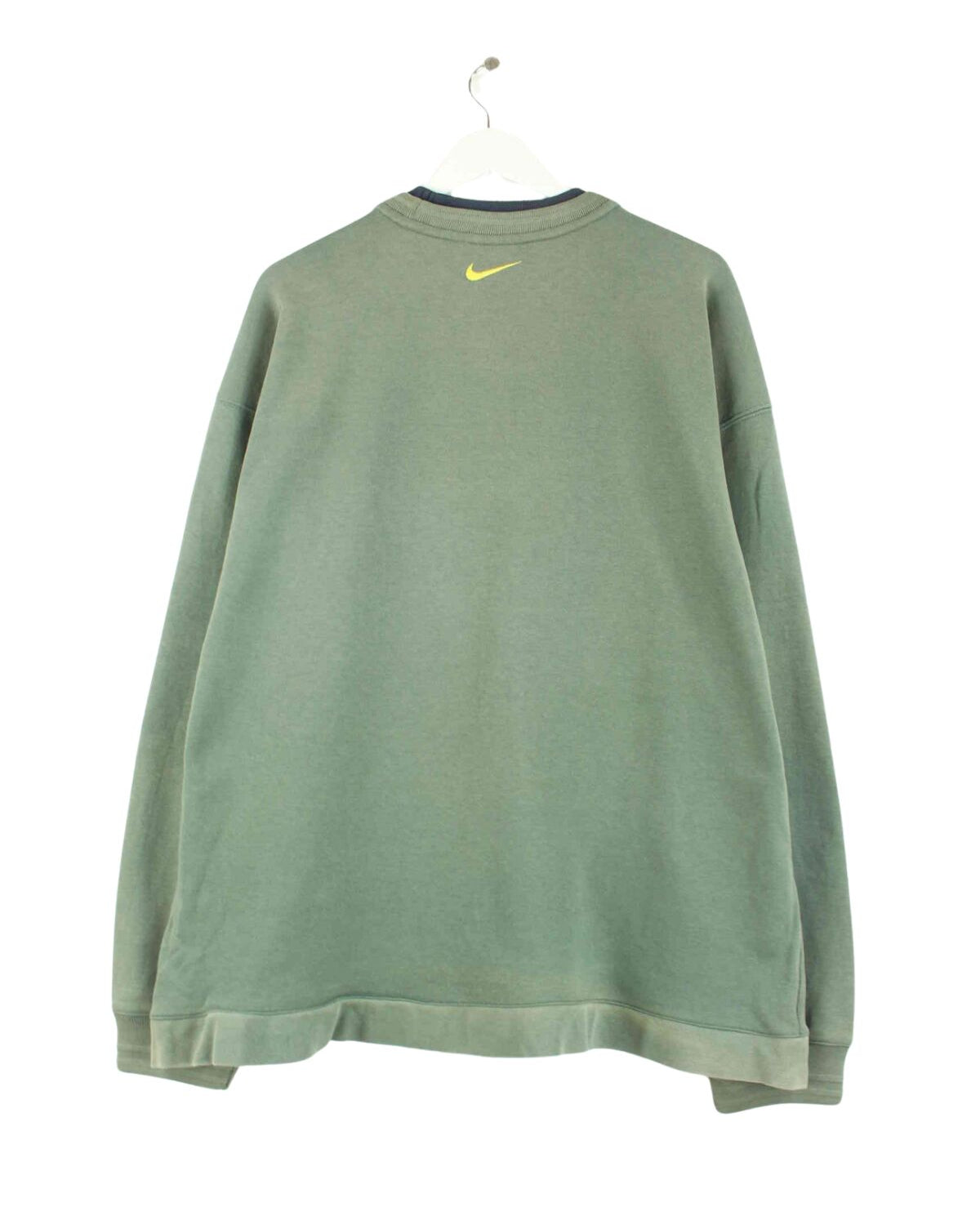 Nike 90s Vintage Embroidered Sweater Grün XL (back image)