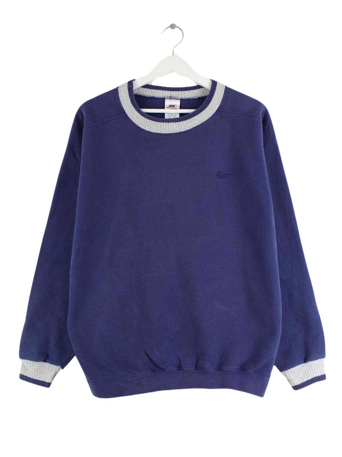 Nike 90s Vintage Swoosh Sweater Blau M (front image)