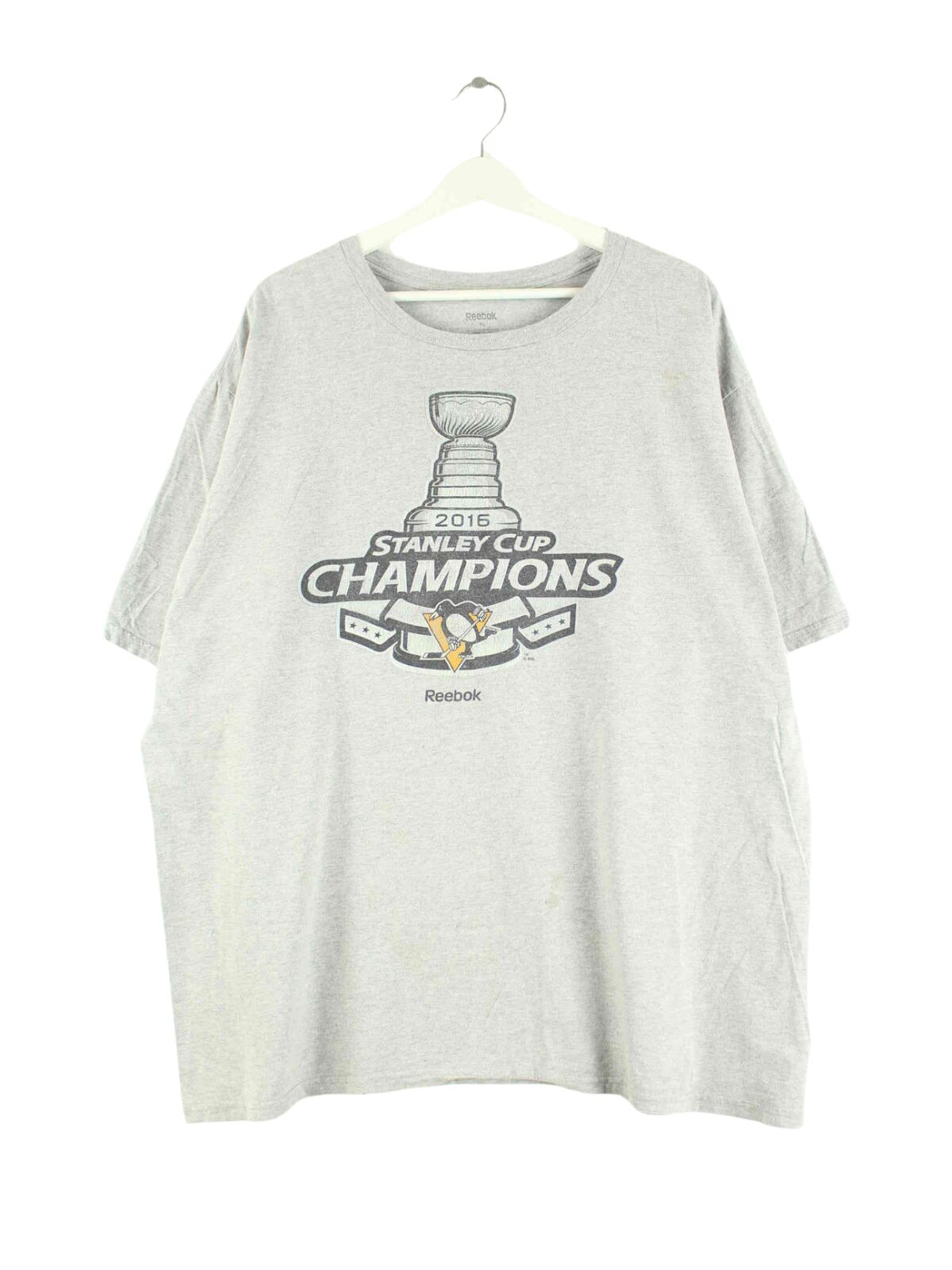 Reebok NHL Pittsburgh Penguins T-Shirt Grau XL (front image)