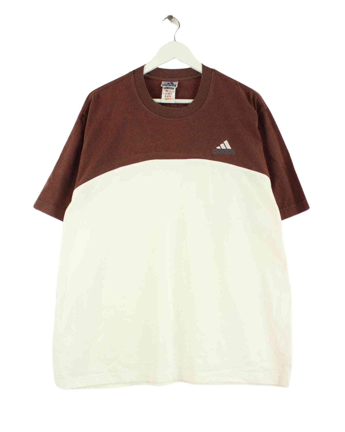 Adidas 90s Vintage Performance T-Shirt Weiß XL (front image)