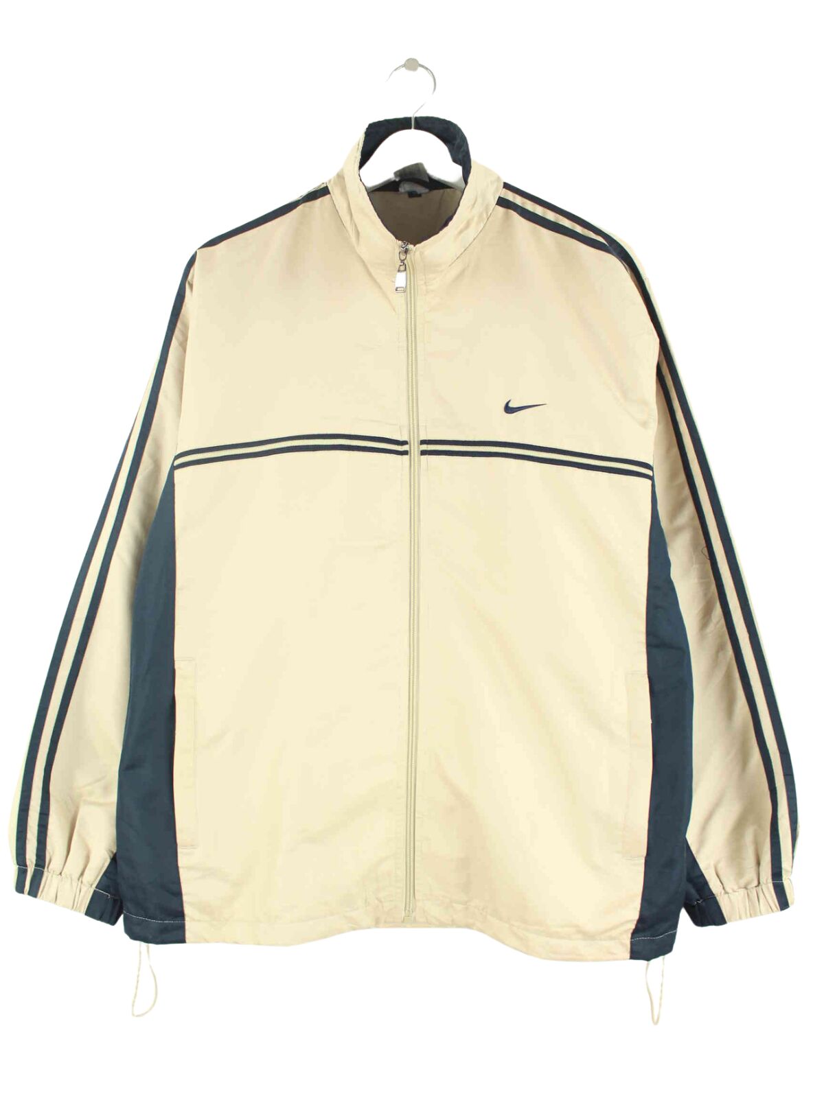 Nike 90s Vintage Swoosh Trainingsjacke Beige M (front image)