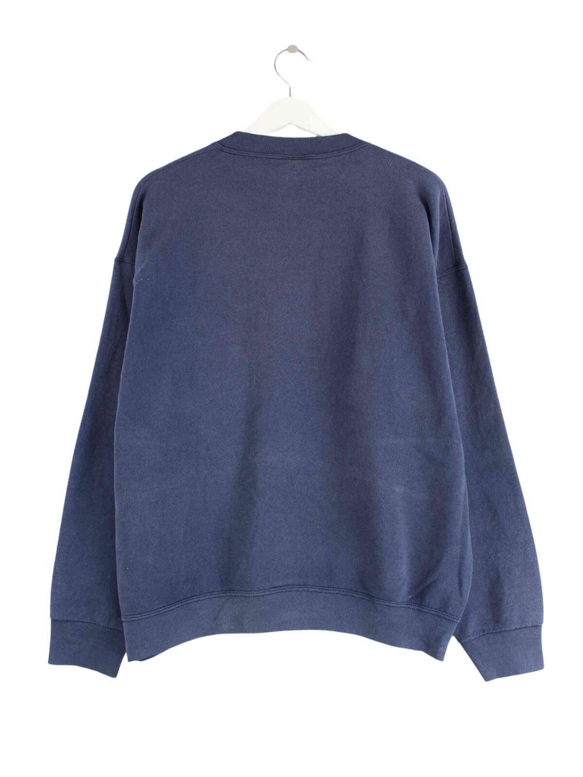 Disney )90s Vintage Mickie Embroidered Sweater Blau L (back image)