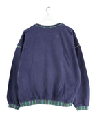 Adidas 80s Vintage Golf V-Neck Sweater Blau XL (back image)