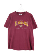 Lee 00s Minnesota Gophers Embroidered T-Shirt Rot L (front image)