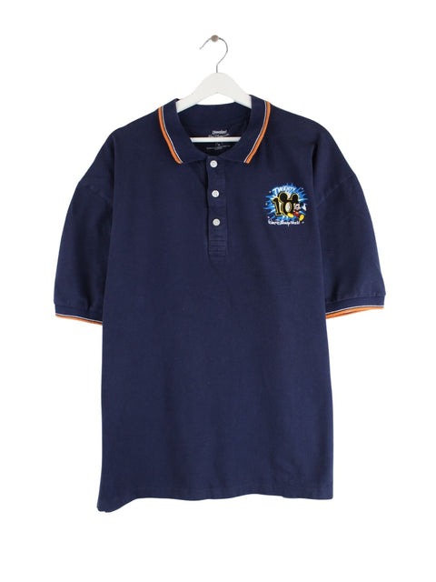 Disneyland Mickey Mouse polo bleu XL
