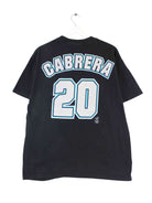 Dynasty 2003 Florida Rookie Marlins Miguel Cabrera #0 Print T-Shirt Schwarz L (back image)