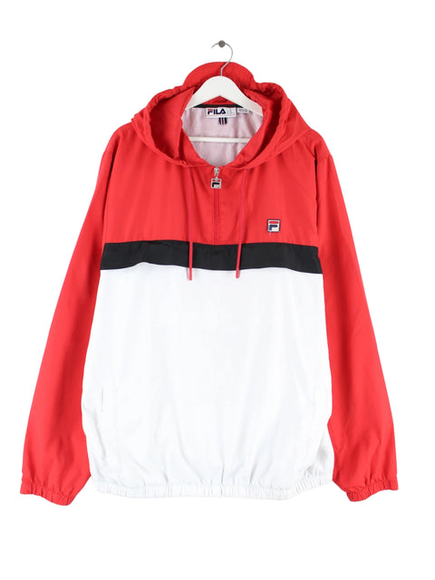 Fila Windbreaker Rot / Weiß XXL