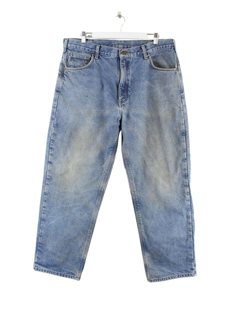 Carhartt Relaxed Fit Gefütterte Jeans Blau W38 L30
