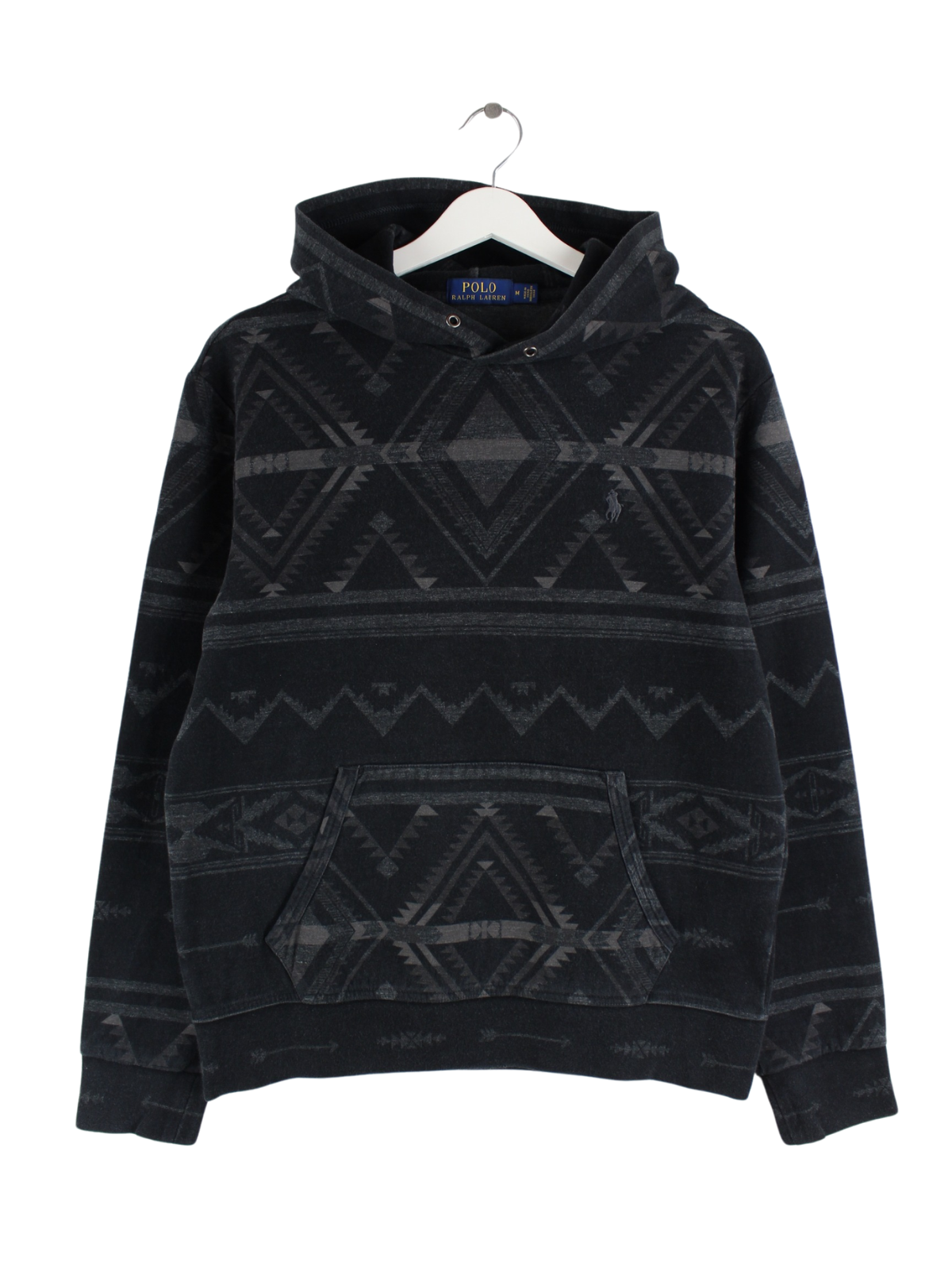 Ralph Lauren Southwestern Aztec Hoodie Black M Peeces