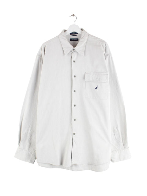 Nautica Hemd Grau XXL