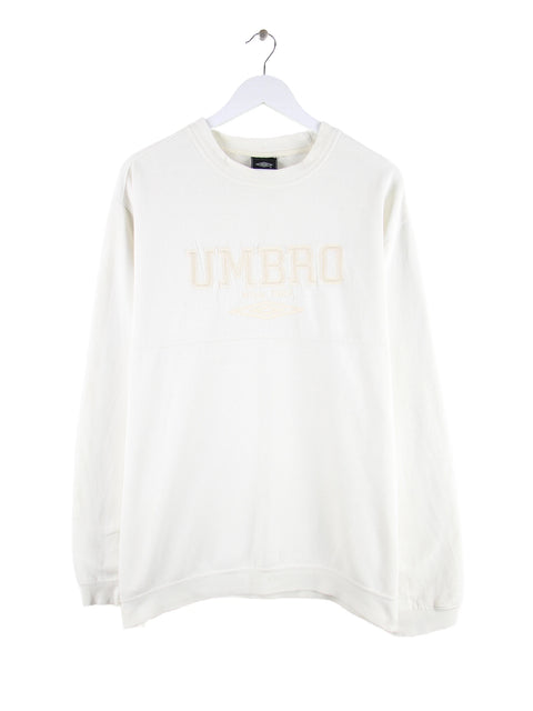 Umbro 00s Big Logo Sweater Weiß XL