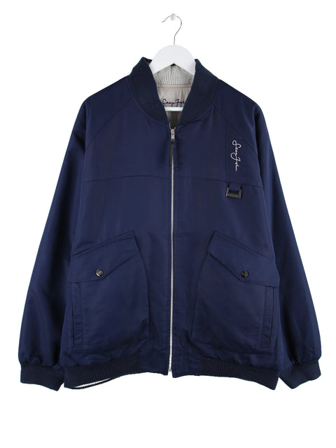 Sean John y2k Wende Bomber Jacke Blau XXL