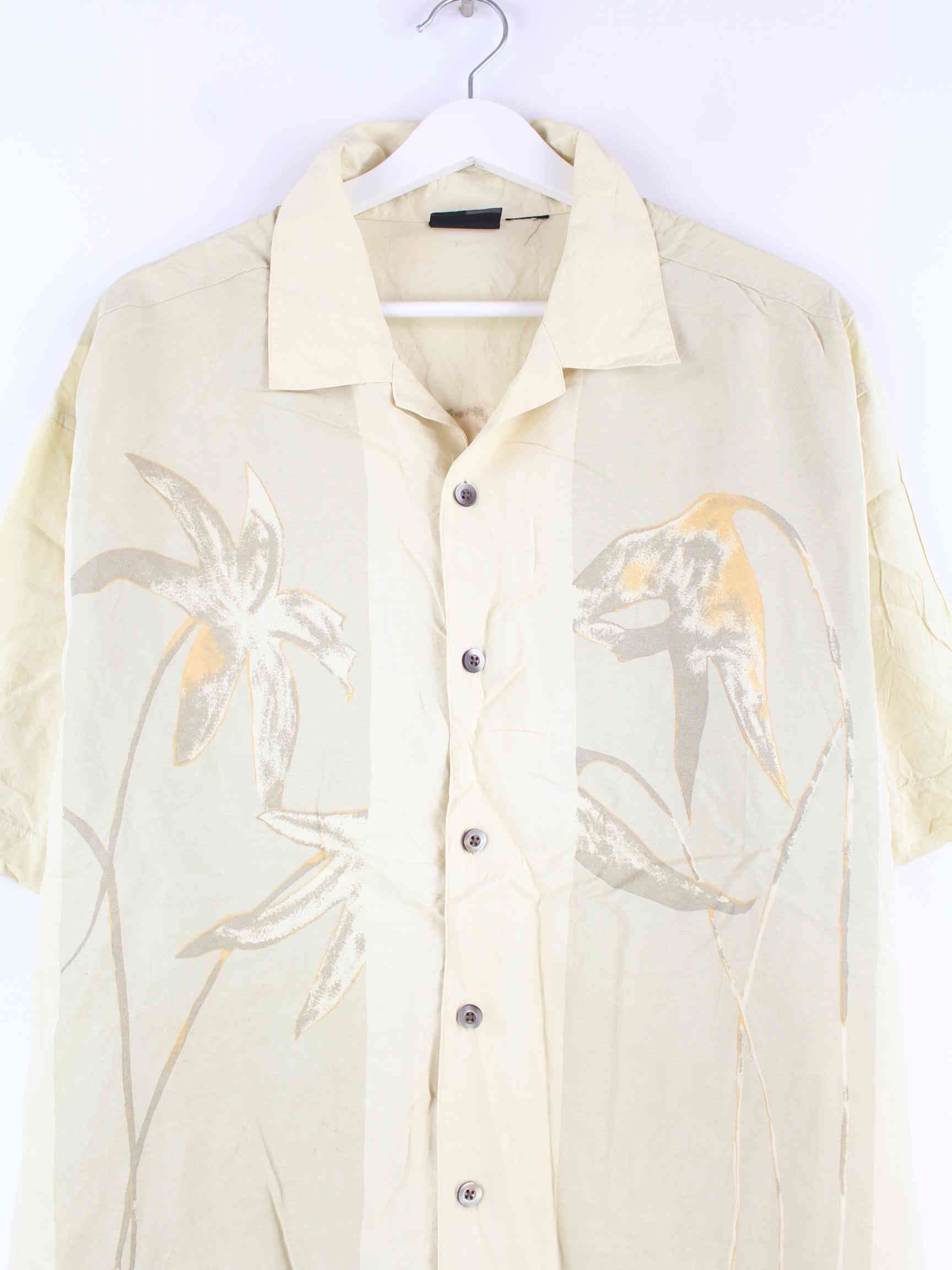 Vintage 90s Hawaii Hemd Beige XL (detail image 1)