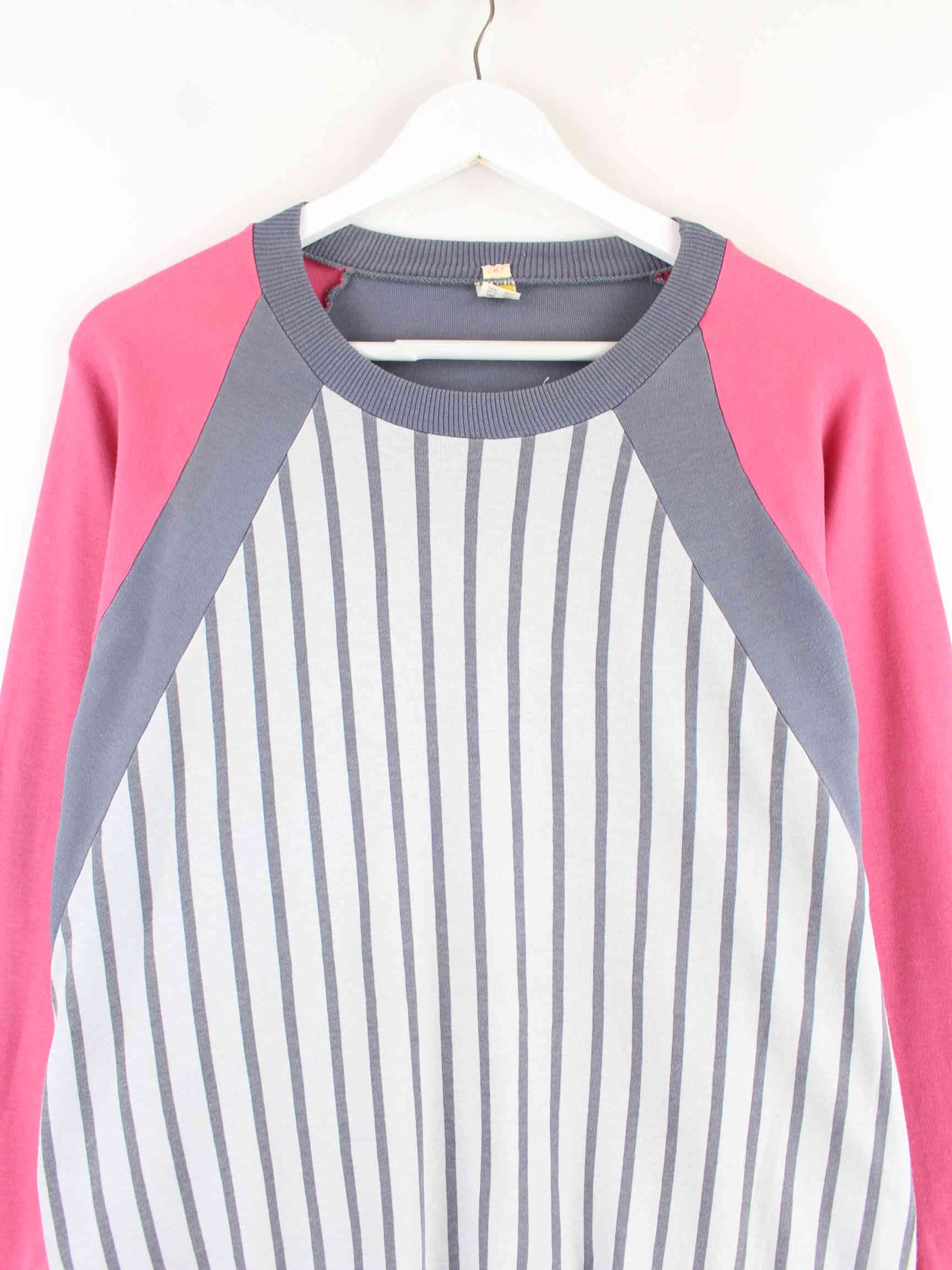 Vintage Damen 90s Vintage Striped Sweater Mehrfarbig M (detail image 1)