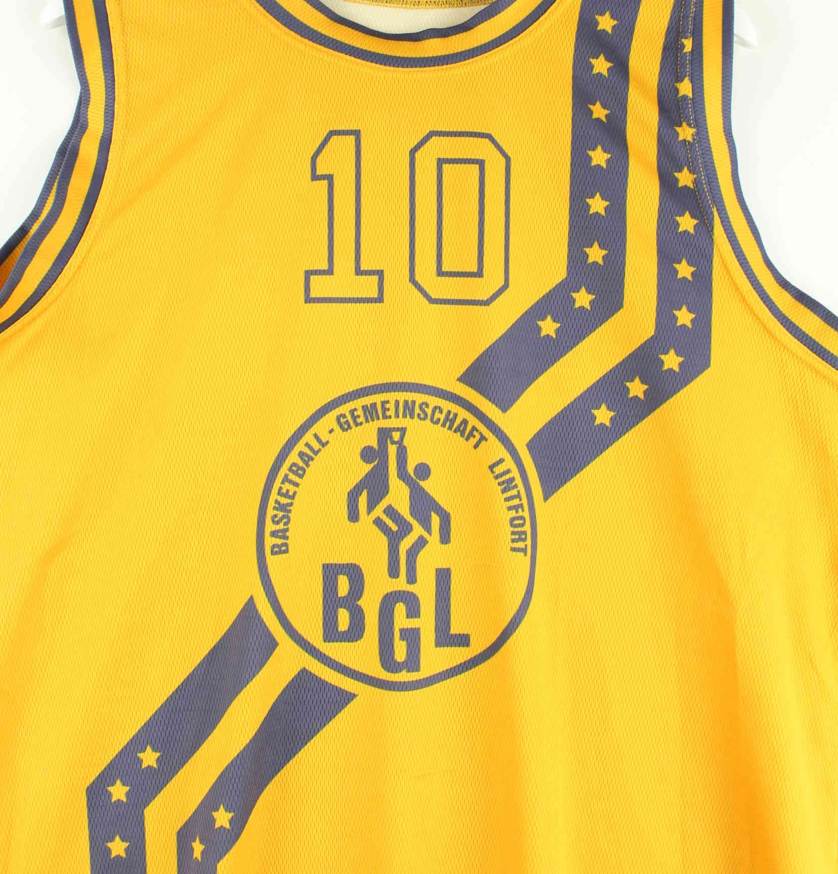 Vintage Basketball Jersey Gelb XL (detail image 1)