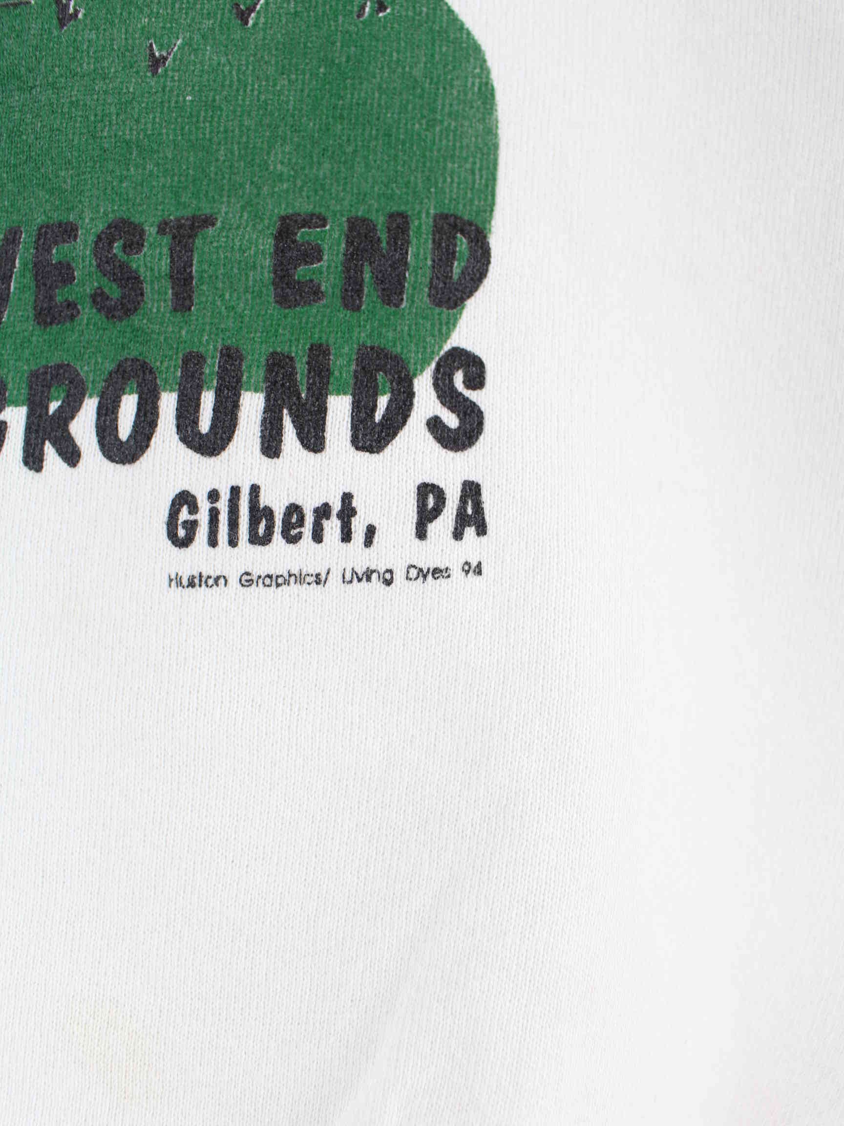 Jerzees 1994 Vintage Fairgrounds Print Sweater Weiß XL (detail image 2)