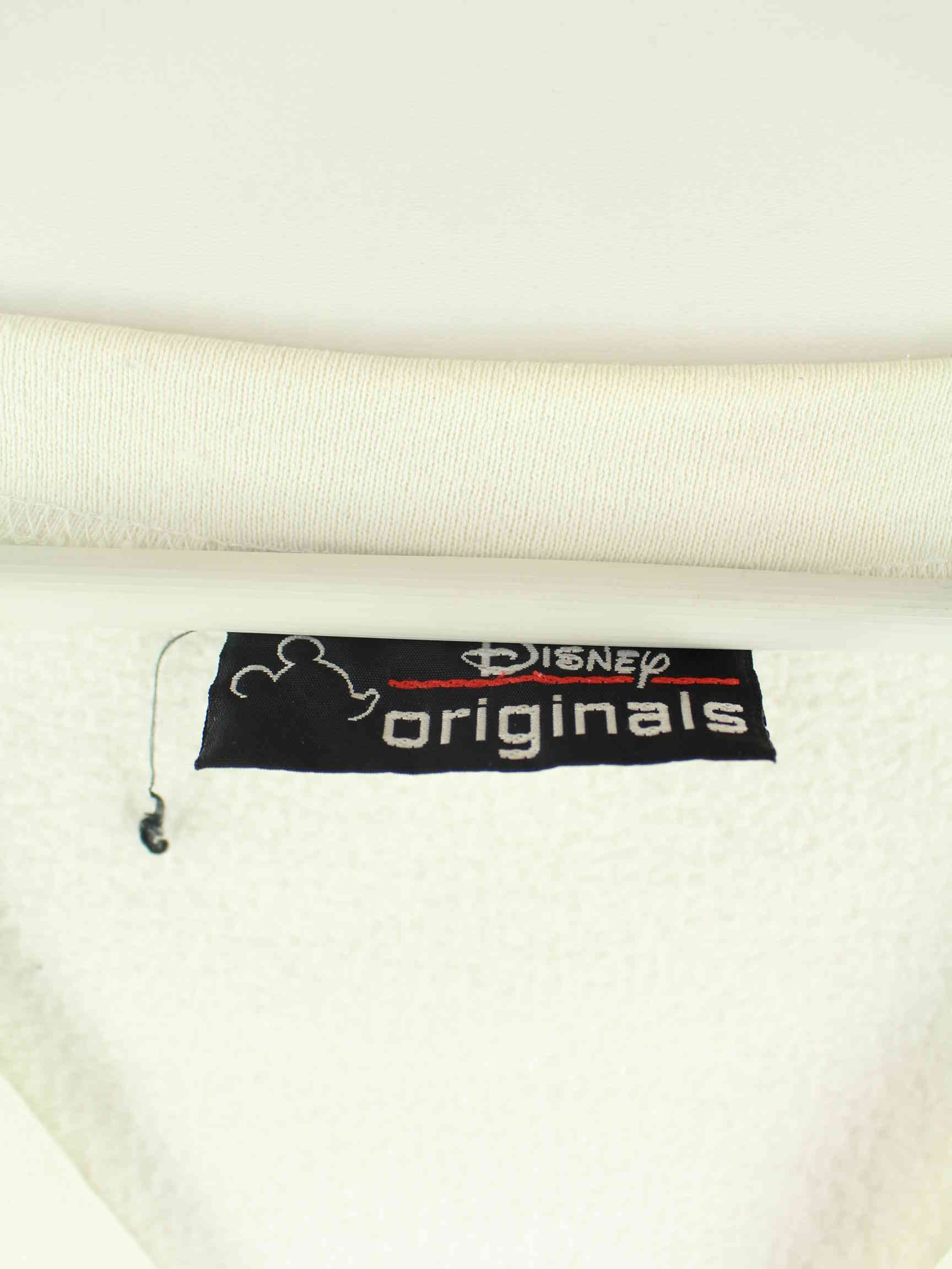 Discus Athletic 90s Vintage Mickey Mouse Sweatjacke Weiß XL (detail image 3)