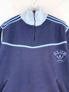 Adidas 70s Vintage Print Half Zip Sweater Blau M (detail image 1)