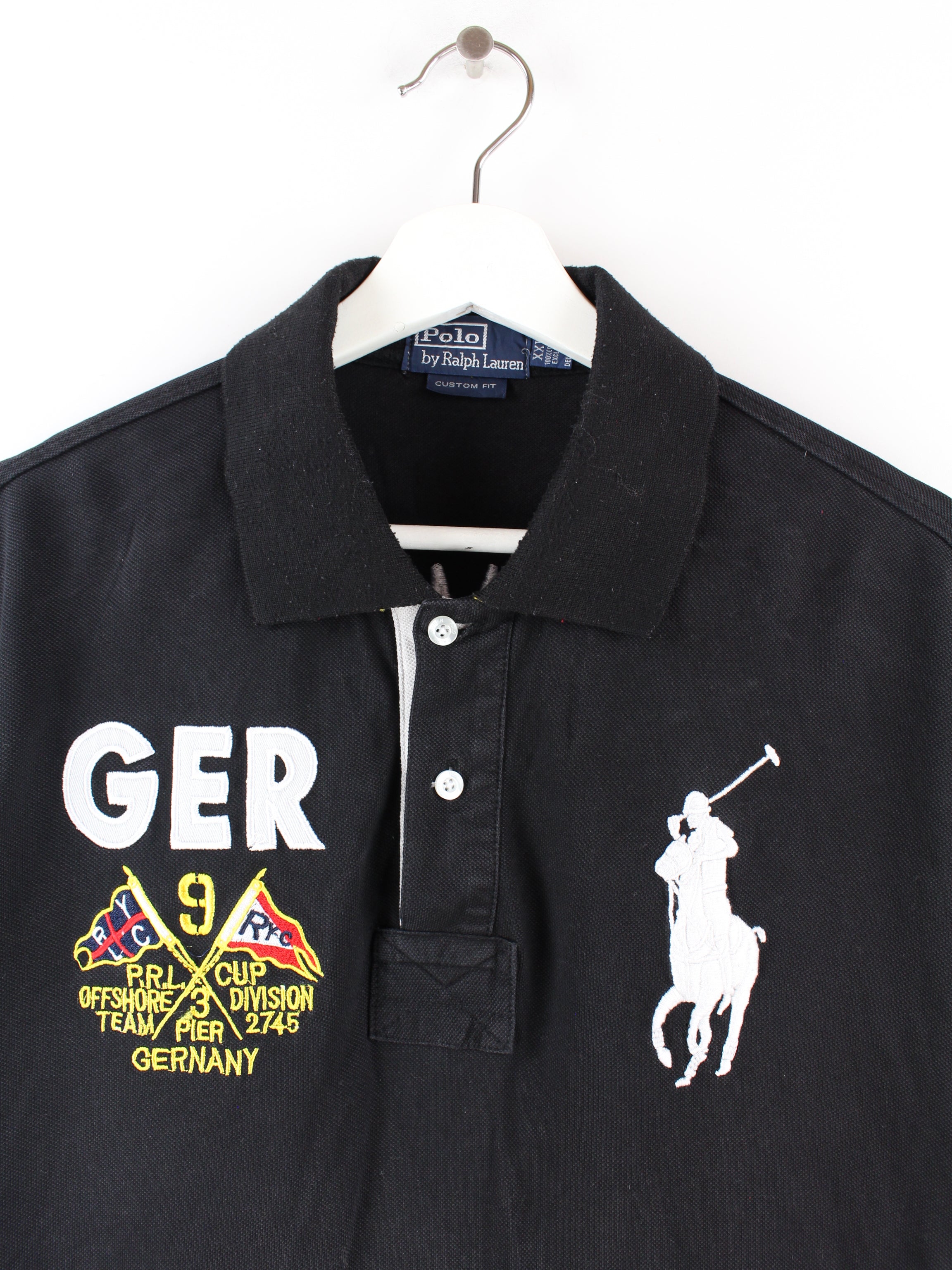 Polo by Ralph Lauren ジャケット XS 黒 GERMANY Polo Ralph Lauren DOUBLE KNIT TRACK JACKET - Zip-up sweatshirt