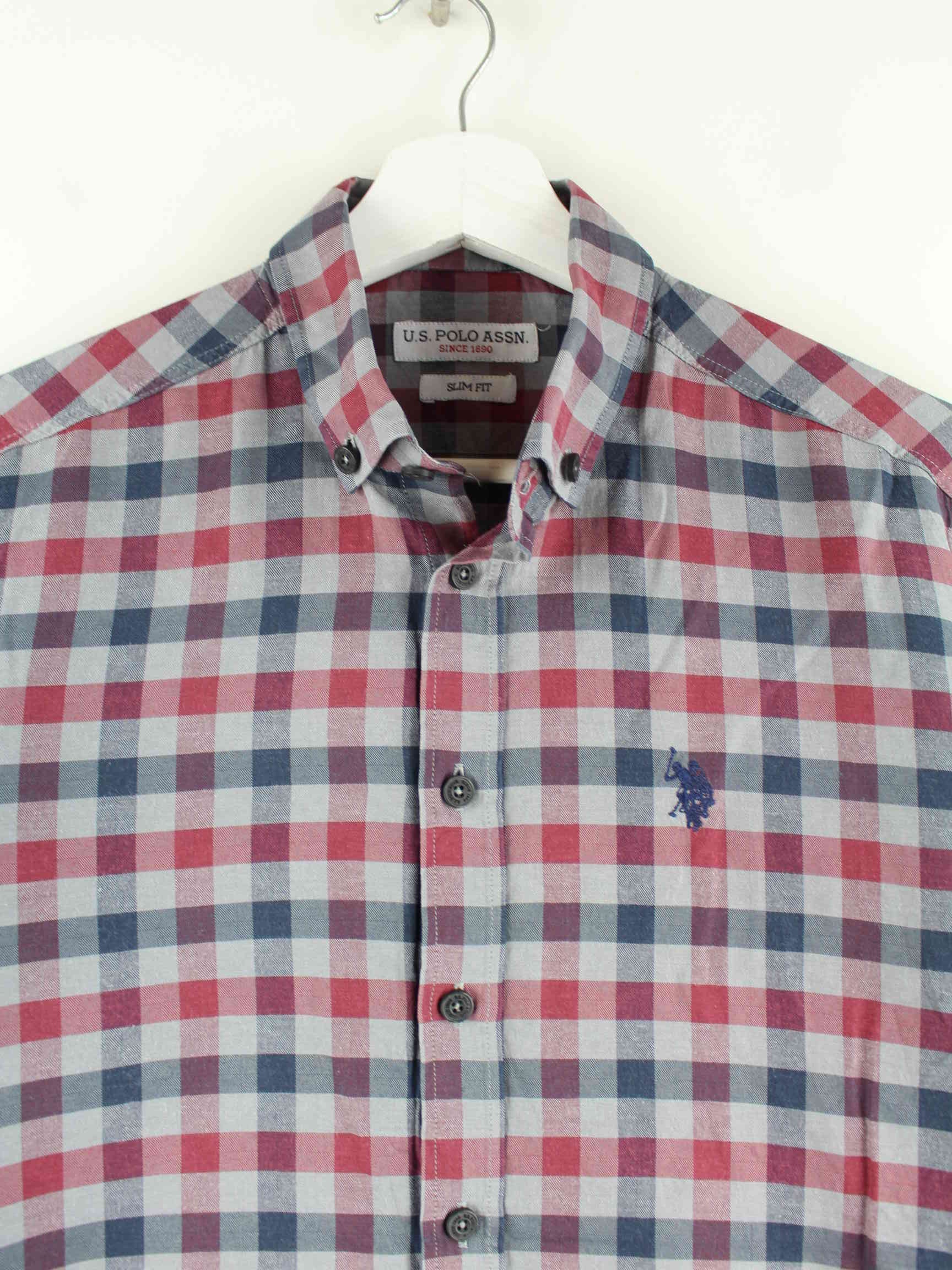 U.S. Polo ASSN. Slim Fit Checked Hemd Mehrfarbig S (detail image 1)