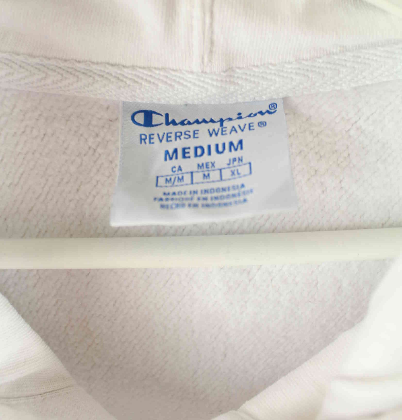 Champion Reverse Weave Embroidered Hoodie Weiß M (detail image 2)