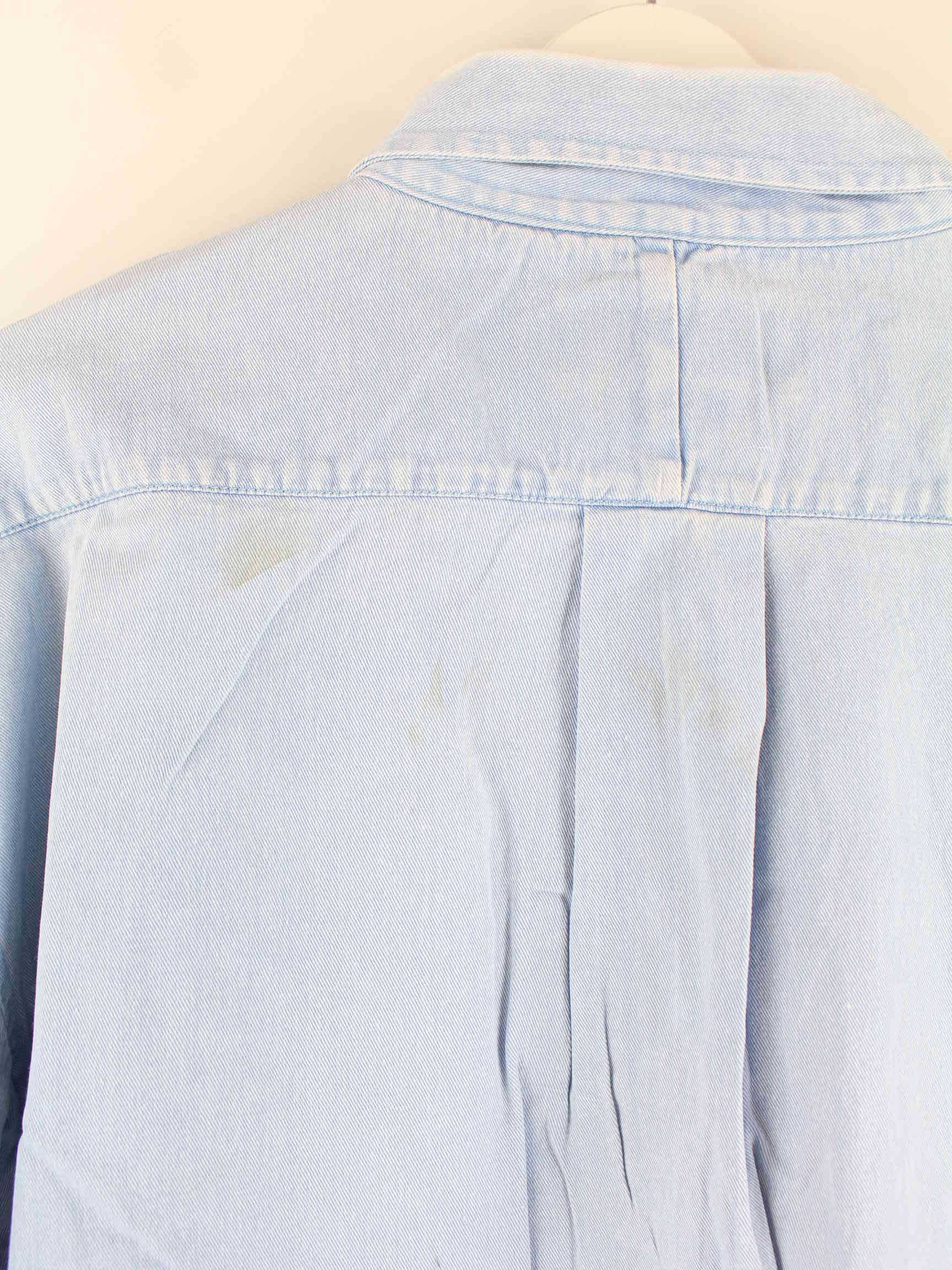 Ralph Lauren 90s Vintage Jeans Hemd Blau XL (detail image 6)