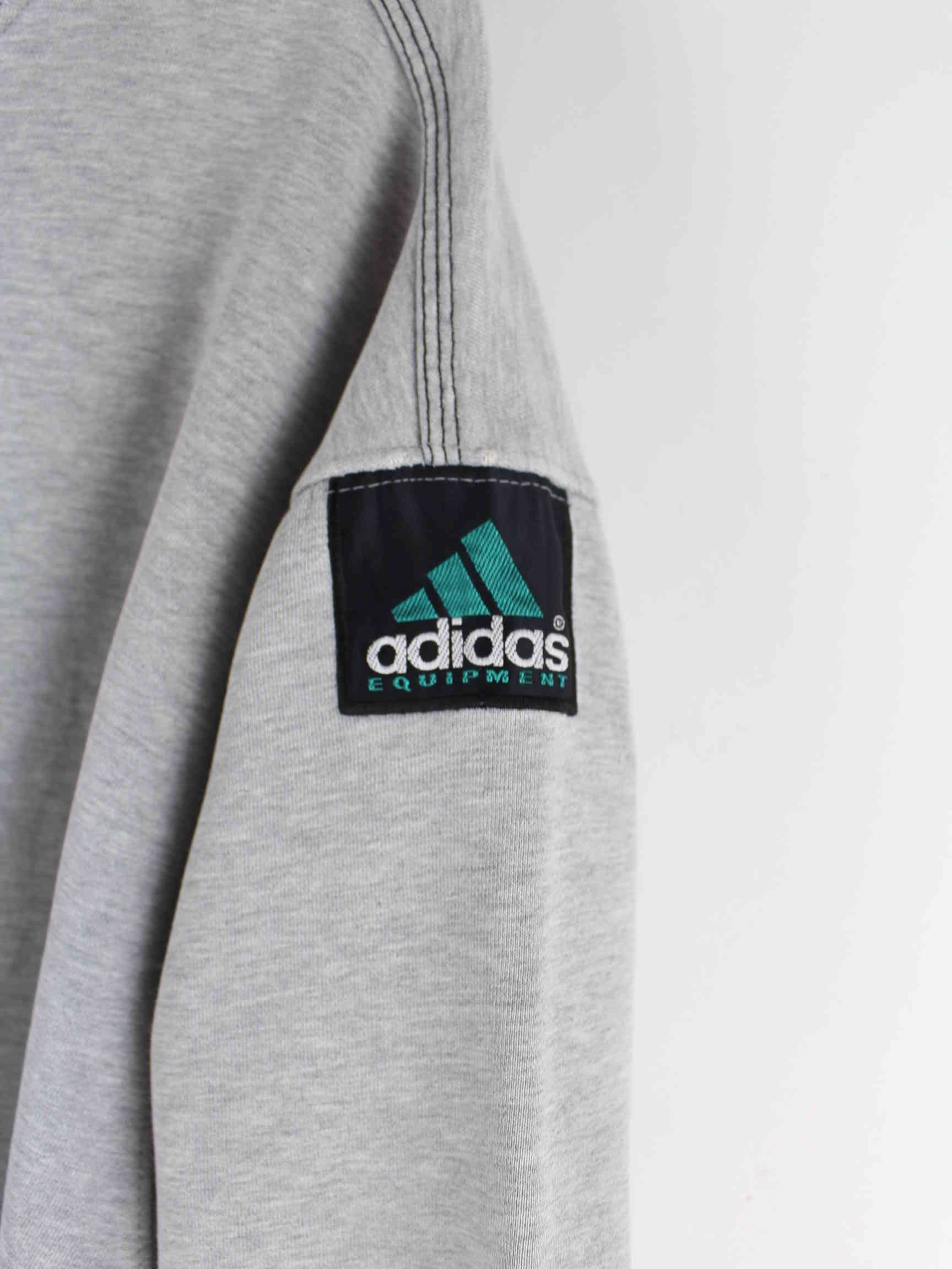 Adidas Equipment 90s Vintage Embroidered Sweater Grau 7 (detail image 3)