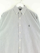 Ralph Lauren 90s Vintage Checked Hemd Schwarz M (detail image 1)