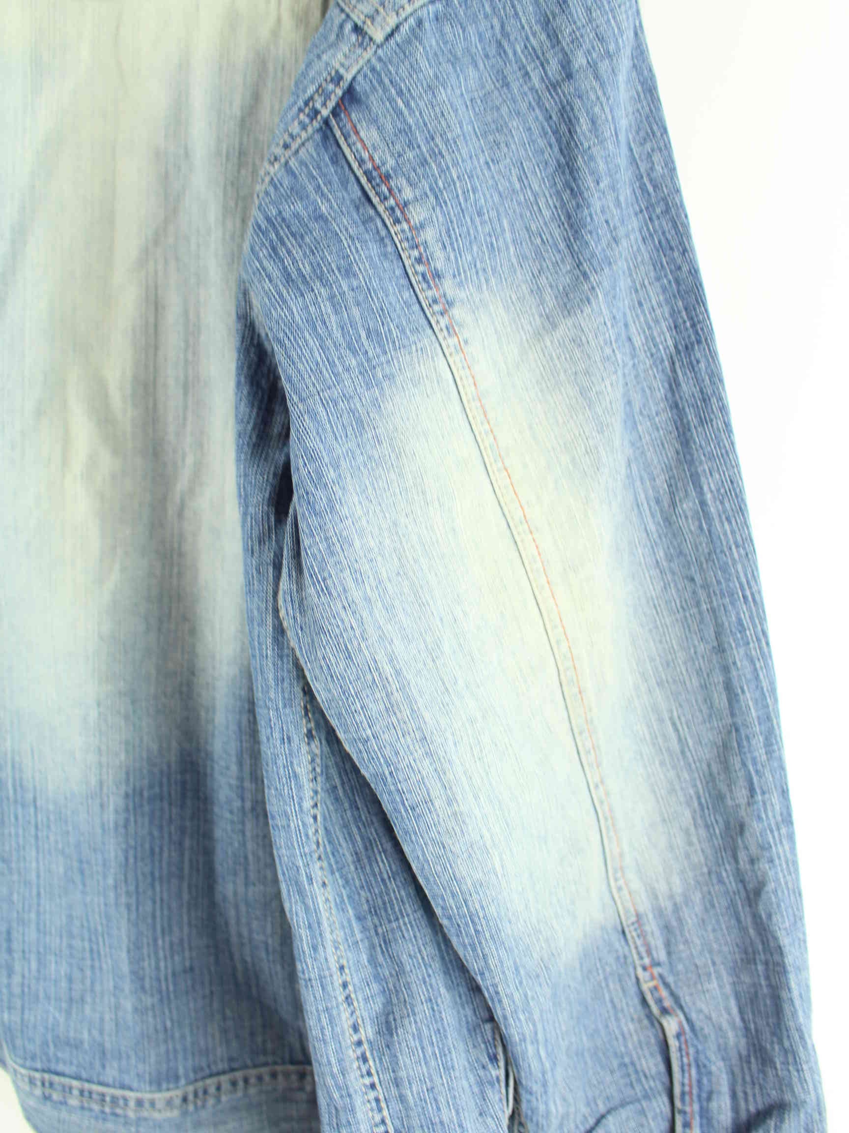 Southpole 90s Vintage Denim Jacke Blau XXL (detail image 4)