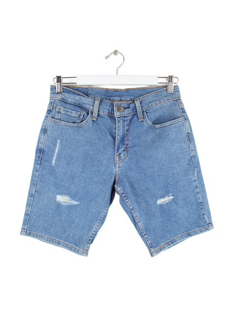 Levi's 511 Used Look Jeans Shorts Blau W28