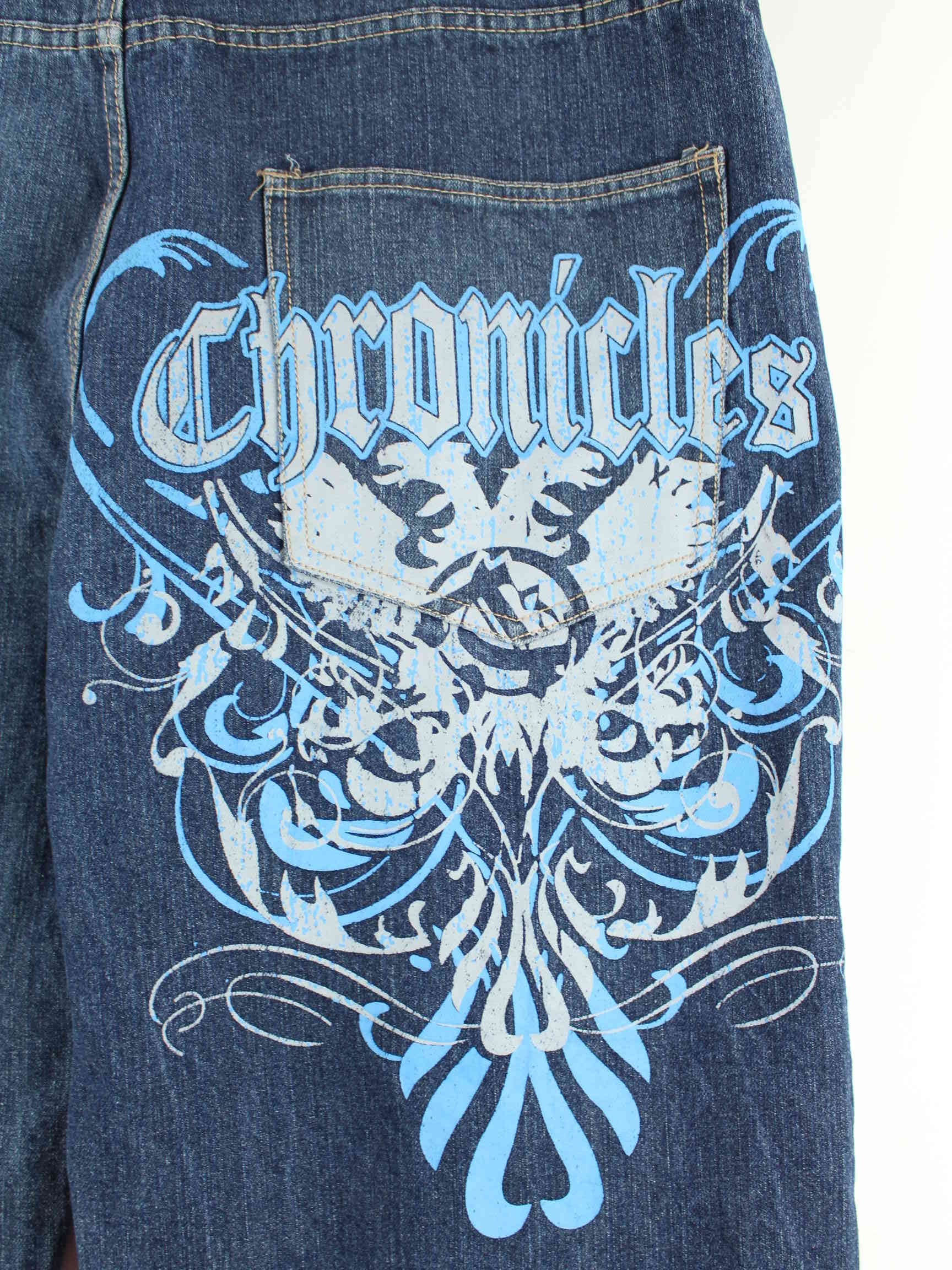 Vintage Chronicles Baggy Jeans Blau W40 L34 (detail image 2)