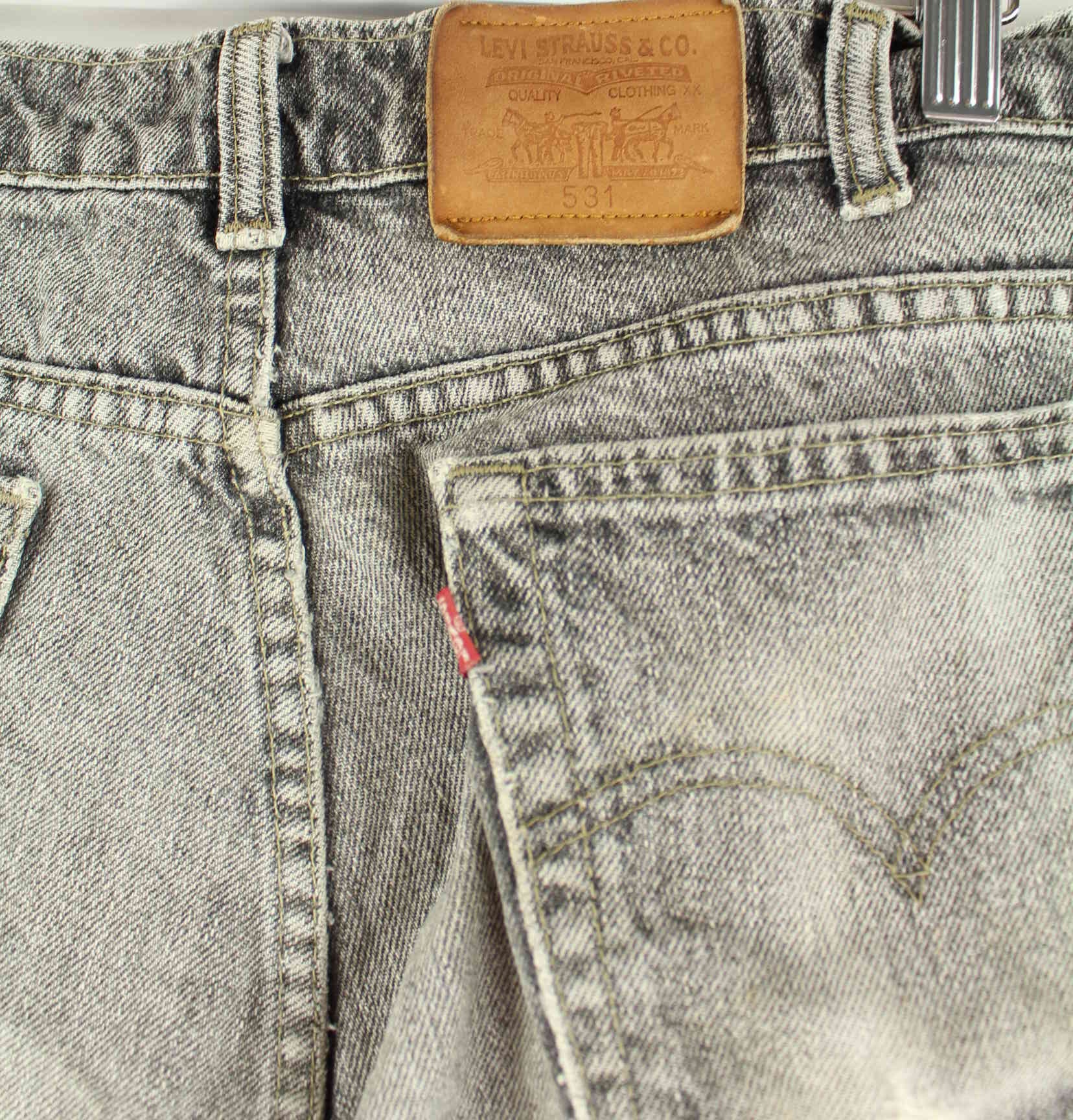 Levi's 531 Vintage 80s Jeans Grau W36 L32 (detail image 3)
