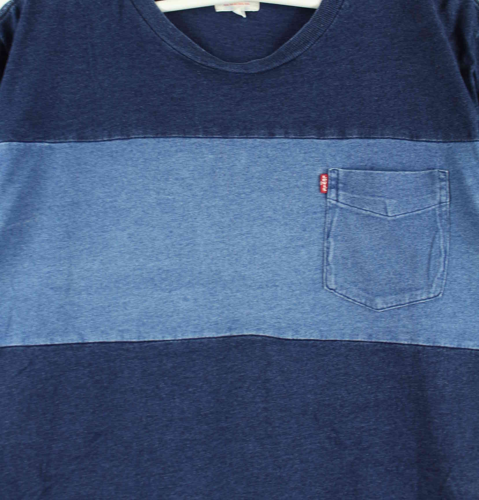 Levi's Basic T-Shirt Blau L (detail image 1)