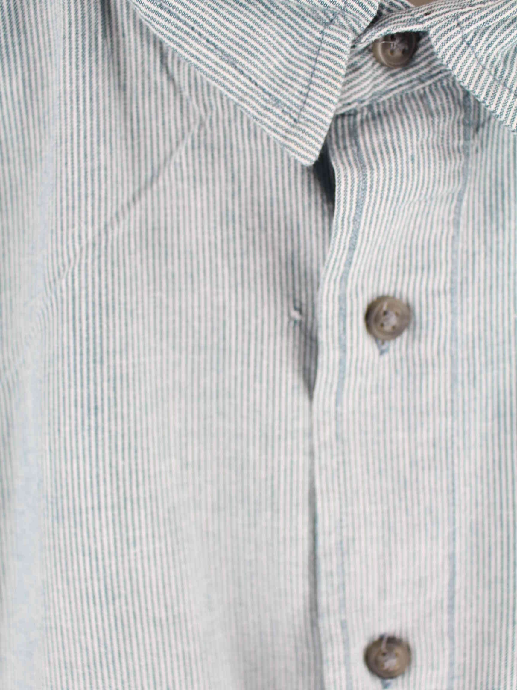 Wrangler Striped Hemd Blau L (detail image 3)