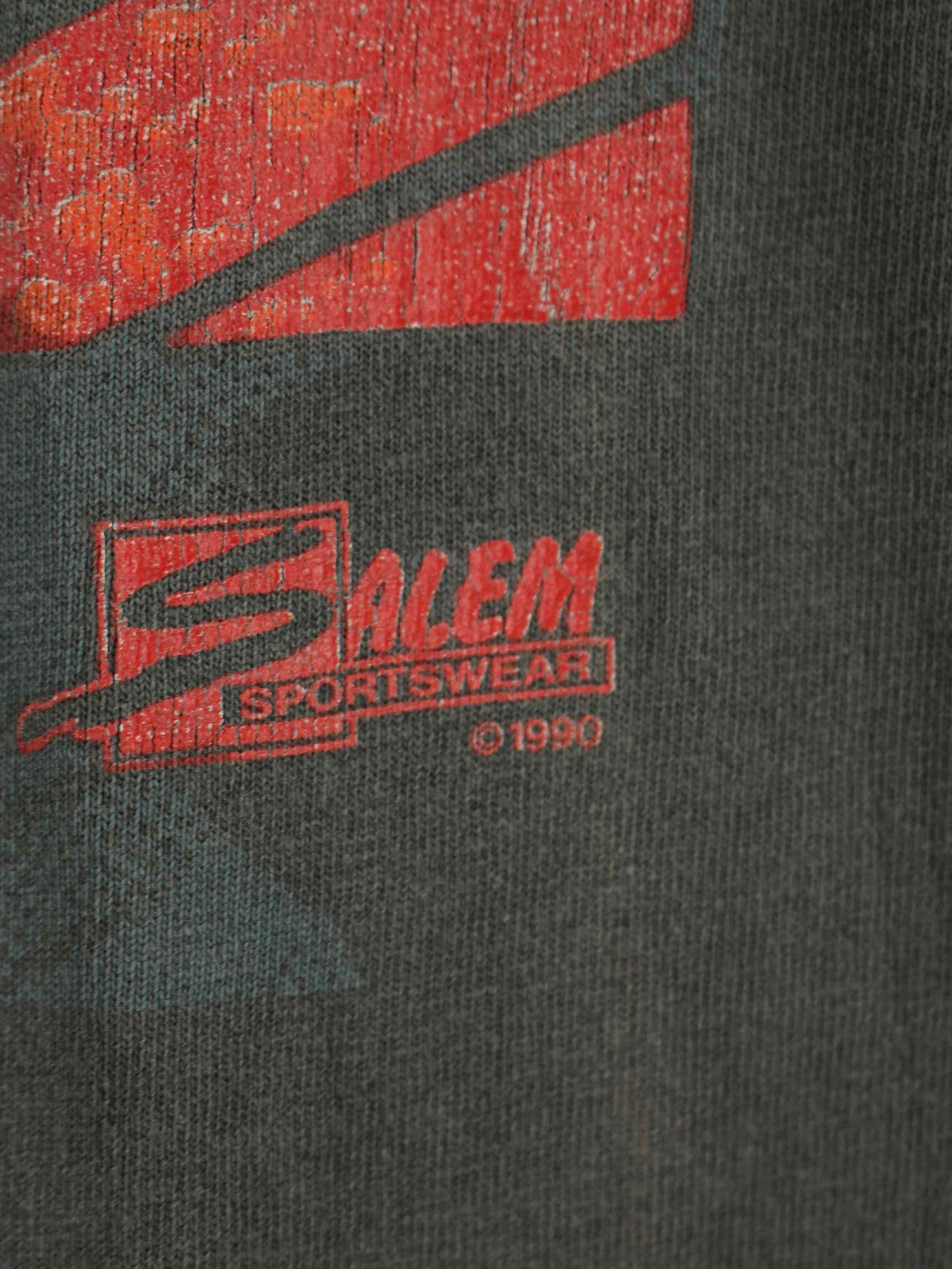 Salem Sportswear Vintage 1990 Michael Jordan Single Stitch T-Shirt Grau L (detail image 2)