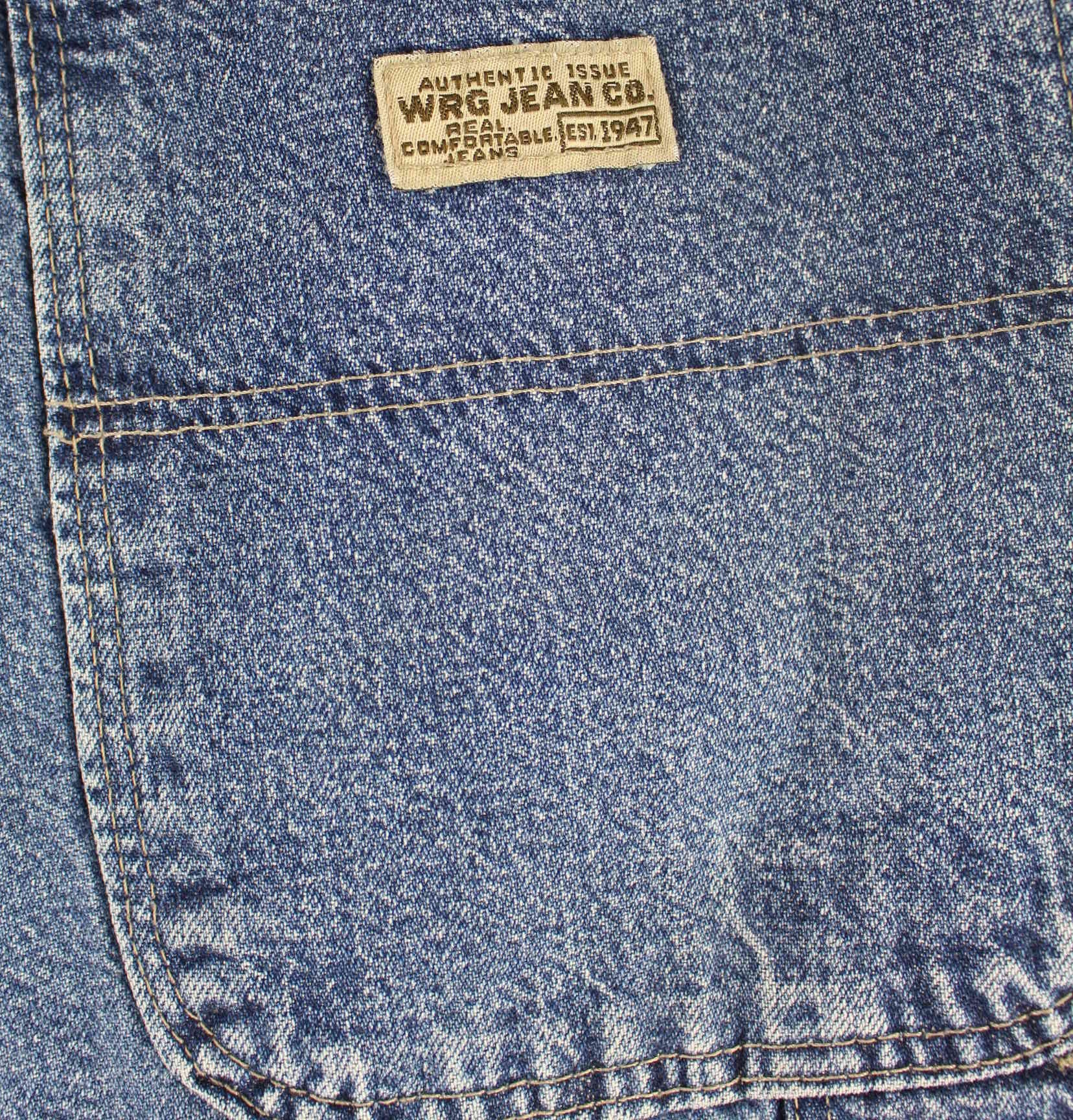 Wrangler y2k Carpenter Jorts / Jeans Shorts Blau W44 (detail image 1)