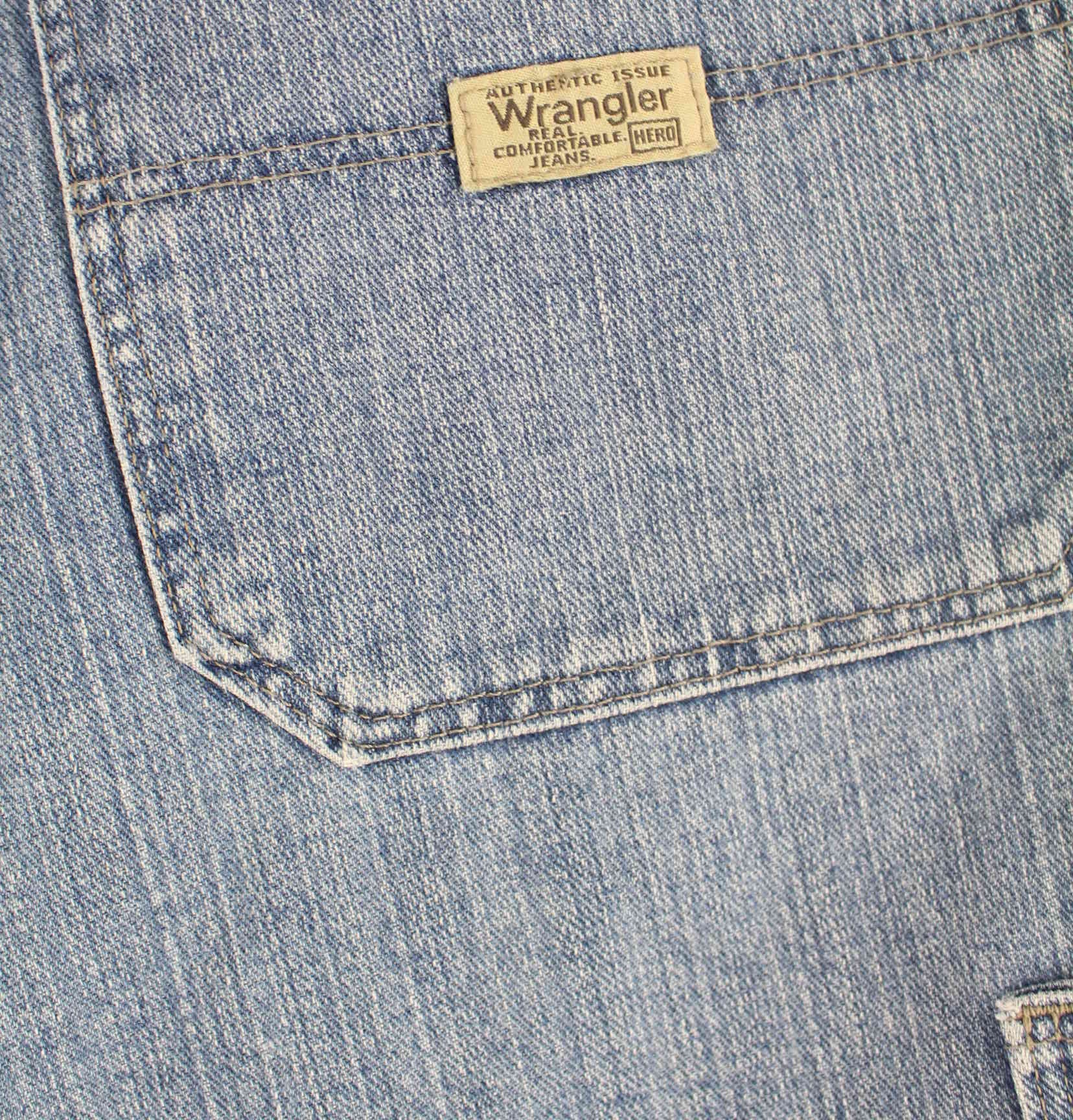 Wrangler y2k Carpenter Jorts / Jeans Shorts Blau W38 (detail image 1)