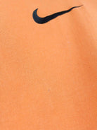 Nike 90s Vintage Big Swoosh Embroidered Sweater Orange L (detail image 3)