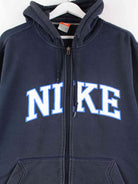 Nike Spellout Embroidered Faded Zip Hoodie Blau XL (detail image 1)