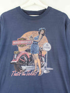 Harley Davidson 90s Vintage Reno print T-Shirt Blau M (detail image 1)