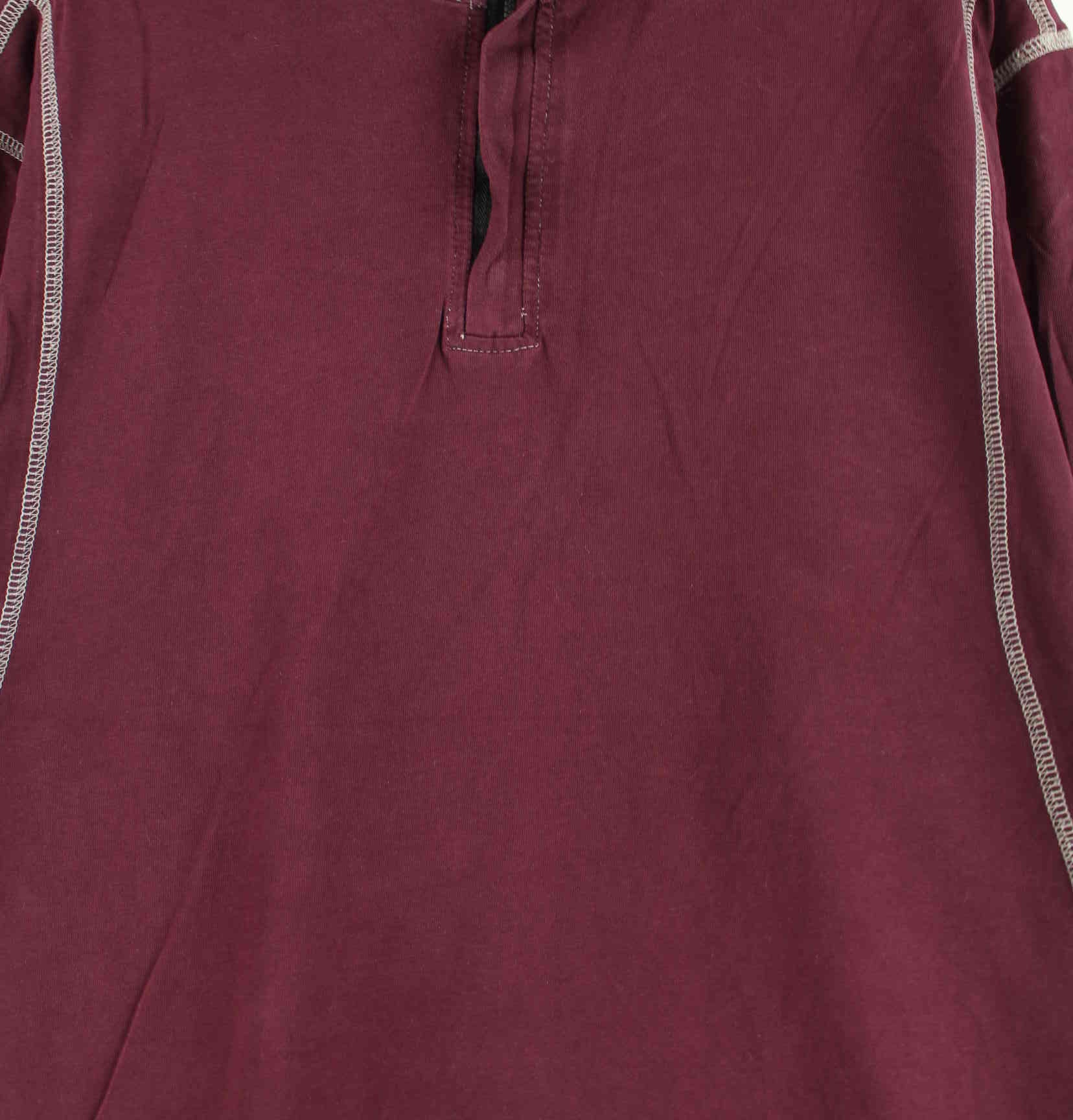 Wrangler 90s Vintage Half Zip Sweatshirt Rot XL (detail image 1)