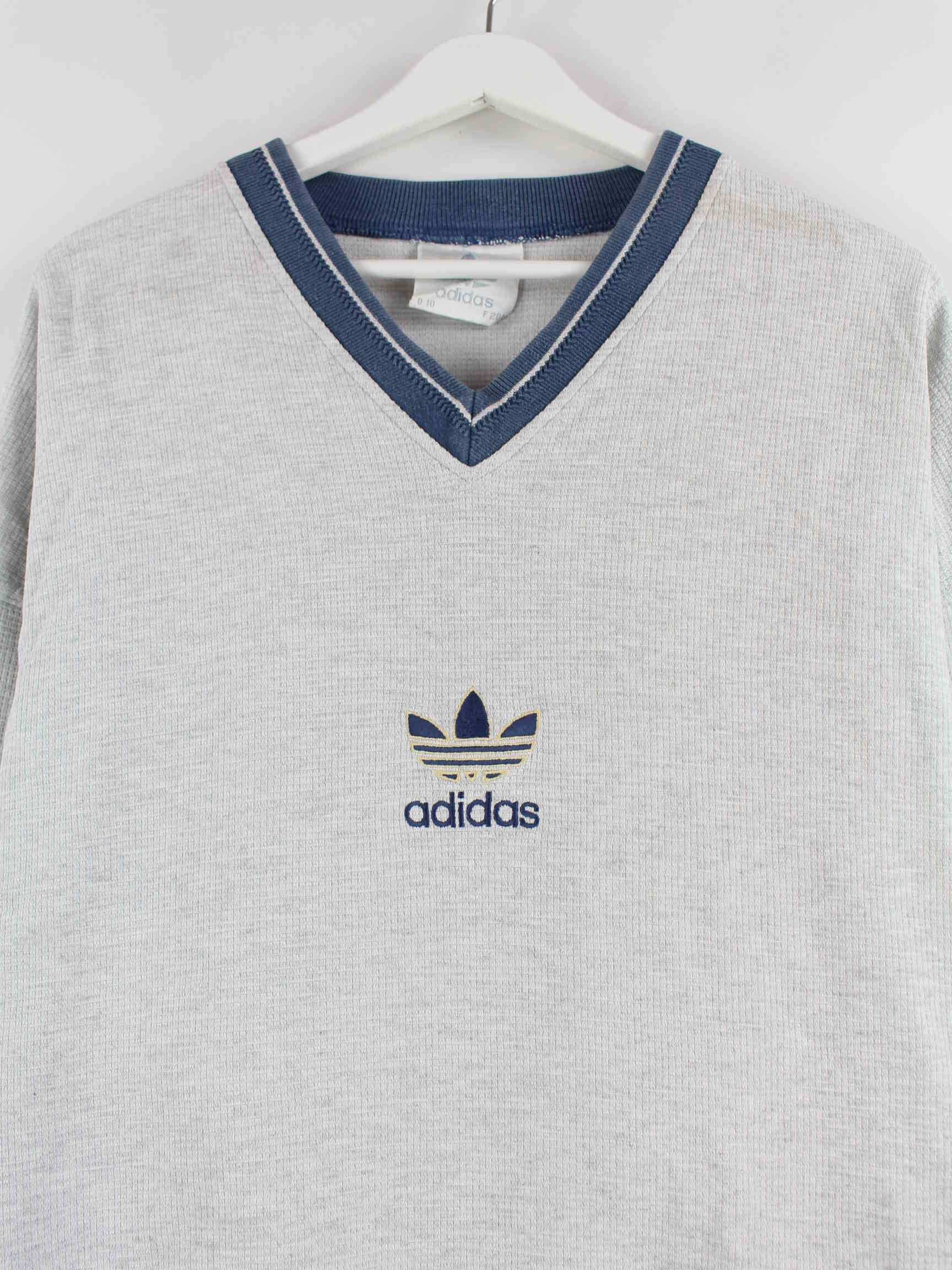 Adidas v neck jumper sale