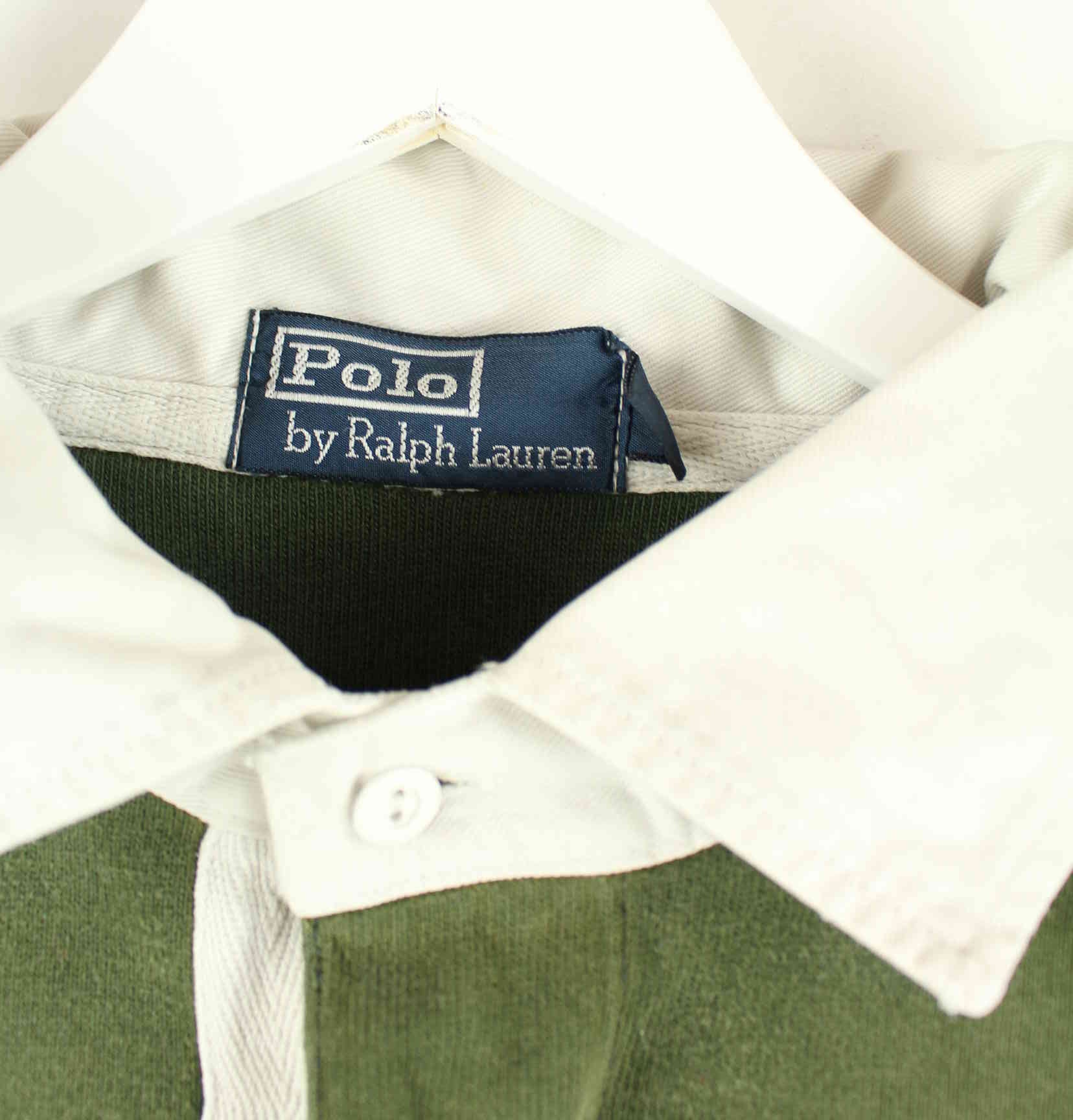 Ralph Lauren 90s Vintage Polo Sweater Grün XL (detail image 2)