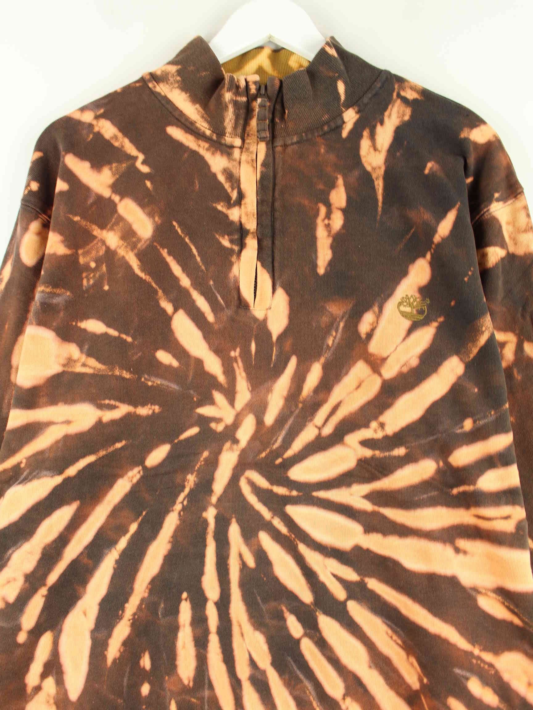 Timberland Tie Dye Half Zip Sweater Braun XXL (detail image 1)