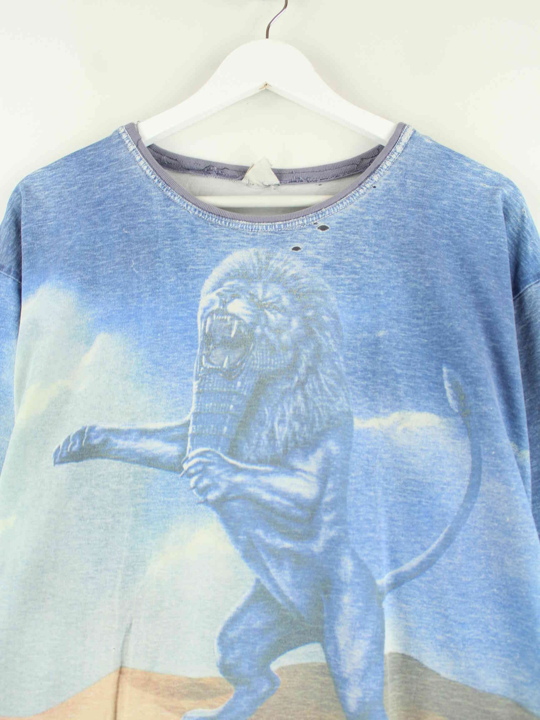 The Rolling Stones 90s Vintage Bridges To Babylon Babylon Motive T-Shirt Blau XL (detail image 1)